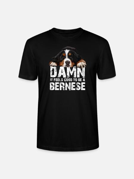 Bouvier bernois - T-shirt bio CRAFTER Stanley Stella Unisexe - noir