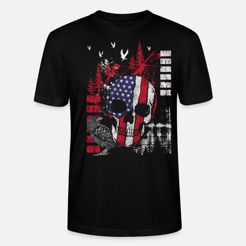 Style Motif Trash - T-shirt bio CRAFTER Stanley Stella Unisexe - noir