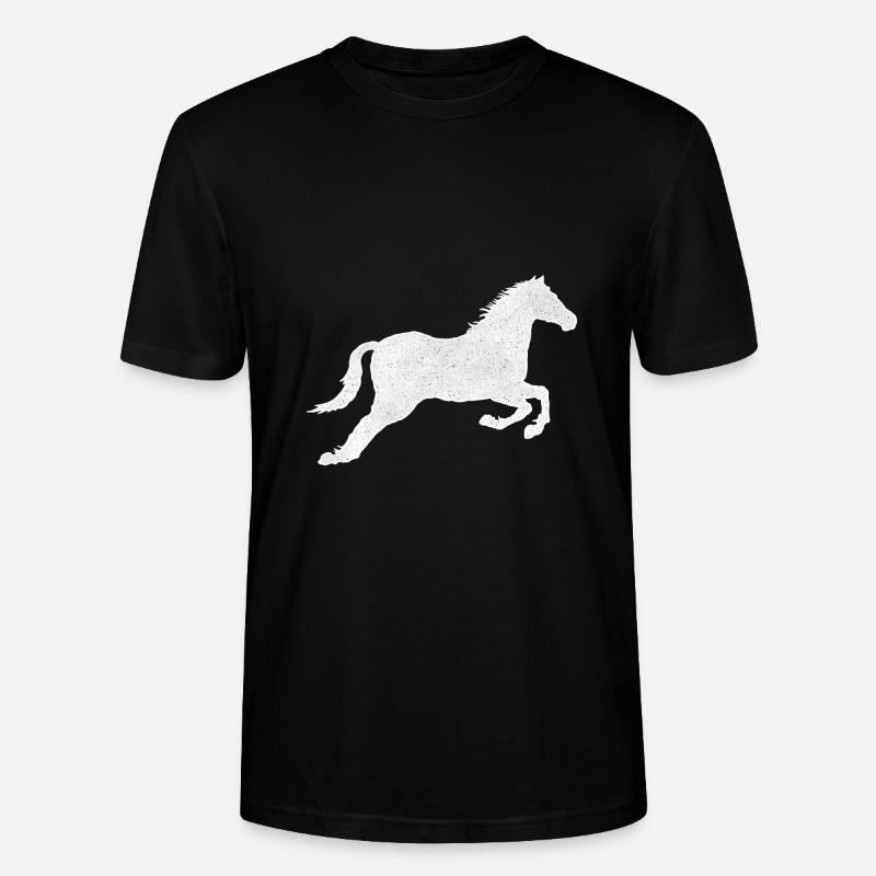 Cheval - T-shirt bio CRAFTER Stanley Stella Unisexe - noir