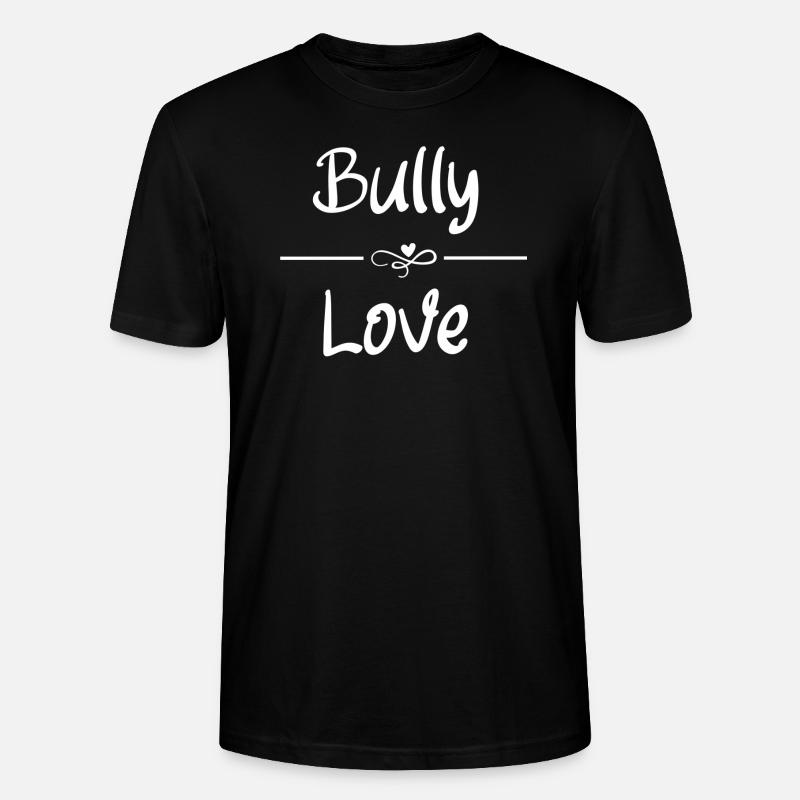 Bully Love - Stanley/Stella Unisex Bio-T-Shirt CRAFTER - Schwarz