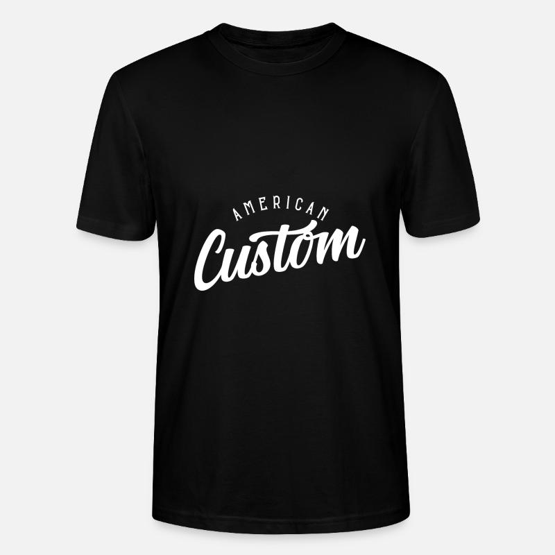 American Custom - Stanley/Stella Unisex Bio-T-Shirt CRAFTER - Schwarz