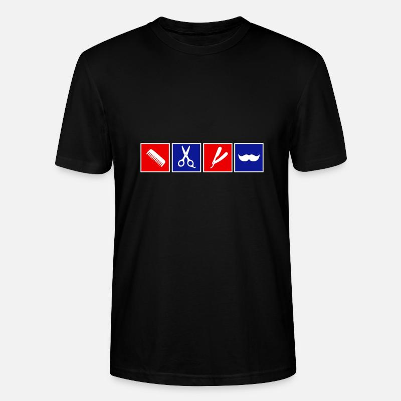 coiffeur - T-shirt bio CRAFTER Stanley Stella Unisexe - noir