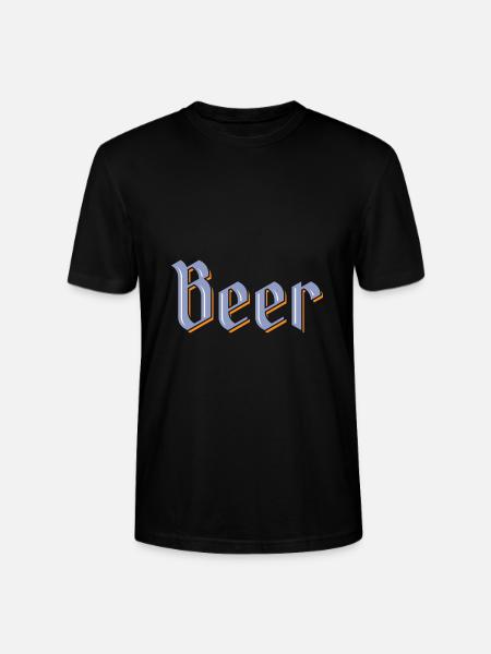 Beer - Stanley/Stella Unisex Bio-T-Shirt CRAFTER - Schwarz