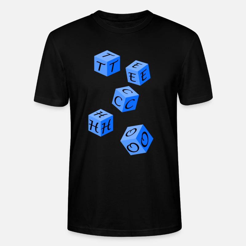 Techno - Stanley/Stella Unisex Bio-T-Shirt CRAFTER - Schwarz