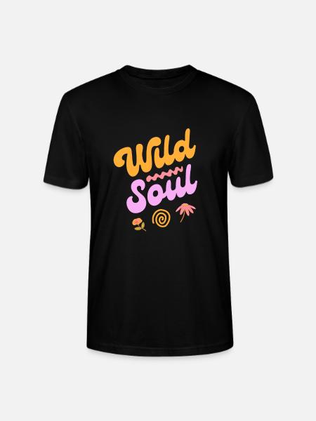 Wild Soul - Wilde Seele - Stanley/Stella CRAFTER Unisex Organic T-Shirt - black
