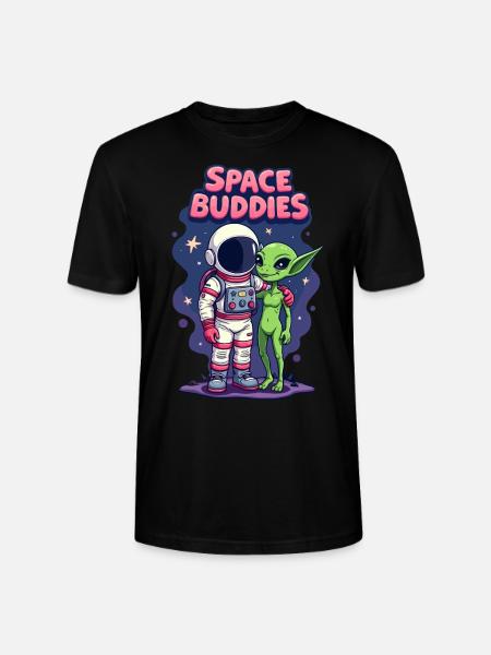 Copains de l’espace - T-shirt bio CRAFTER Stanley Stella Unisexe - noir