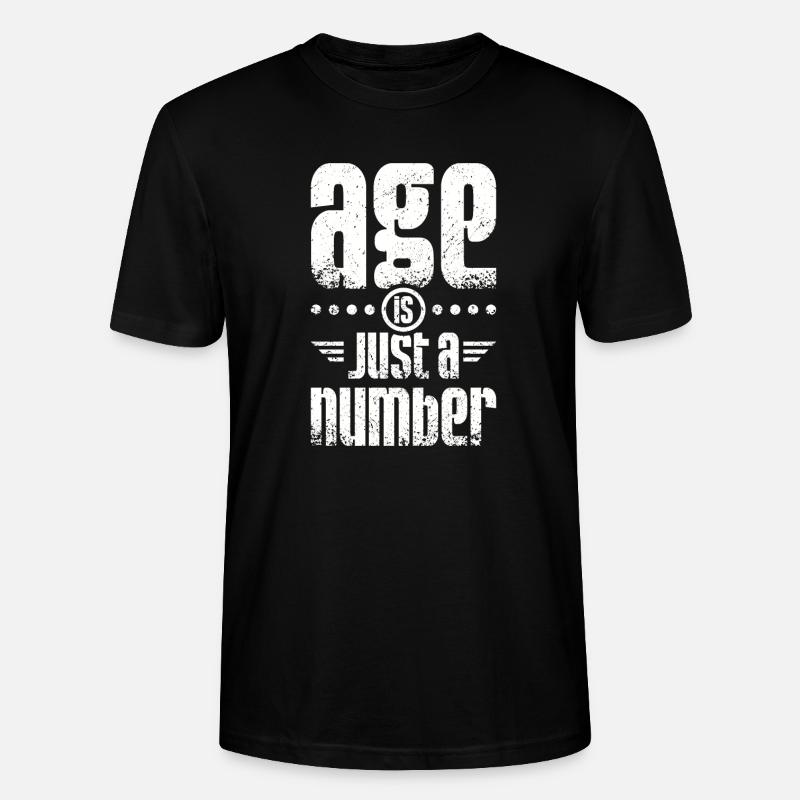 Age is just a number - Stanley/Stella Unisex Bio-T-Shirt CRAFTER - Schwarz