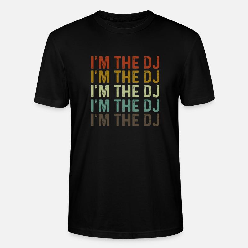Ich bin der DJ DJ - Stanley/Stella Unisex Bio-T-Shirt CRAFTER - Schwarz