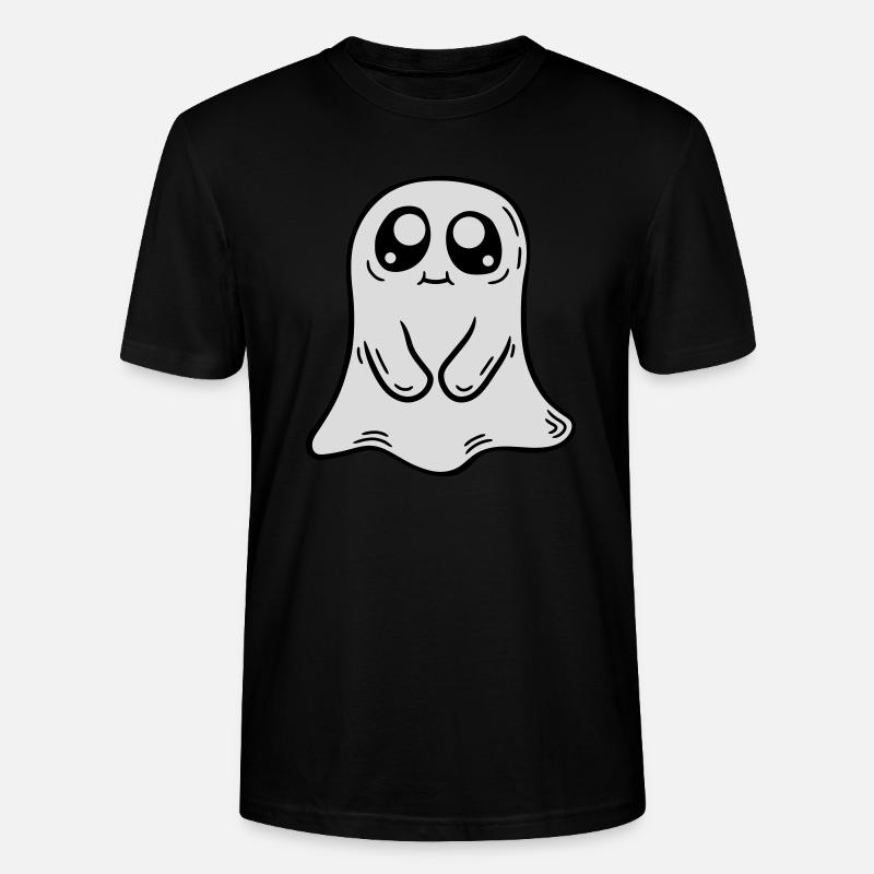 Petite bande dessinée fantôme douce - T-shirt bio CRAFTER Stanley Stella Unisexe - noir