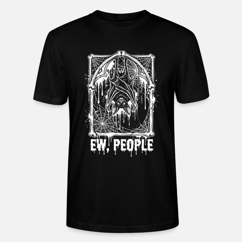 Ew, les gens Bat Gothic - T-shirt bio CRAFTER Stanley Stella Unisexe - noir