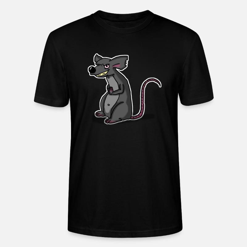 Ratte - Stanley/Stella Unisex Bio-T-Shirt CRAFTER - Schwarz