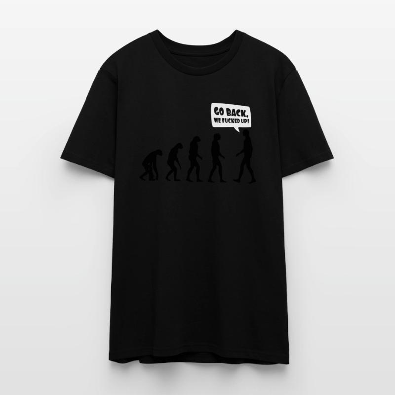 Evolution fucked up - Evolution verkackt Stanley/Stella Unisex Bio-T-Shirt CRAFTER
