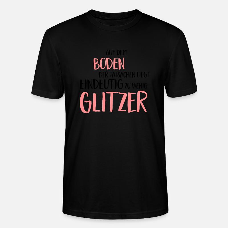 Lustiger Spruch - Stanley/Stella Unisex Bio-T-Shirt CRAFTER - Schwarz