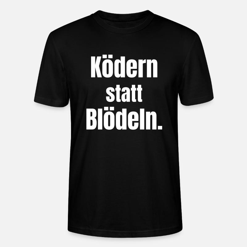 Appâter au lieu de s’amuser. - T-shirt bio CRAFTER Stanley Stella Unisexe - noir