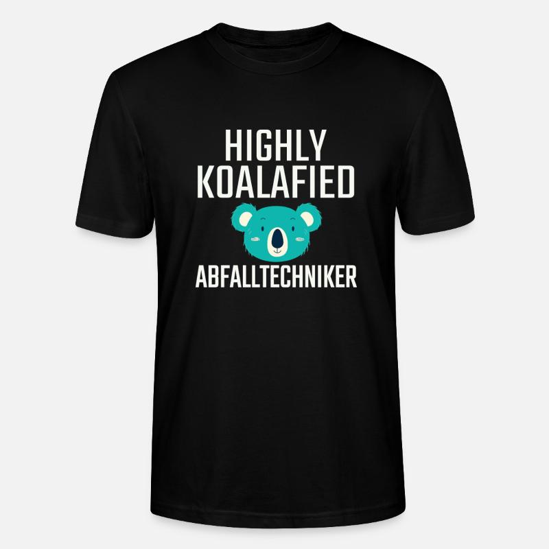 Technicien des déchets Koalafied - T-shirt bio CRAFTER Stanley Stella Unisexe - noir