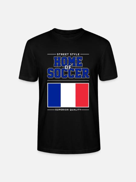 Home of Soccer - Stanley/Stella CRAFTER Unisex Organic T-Shirt - black