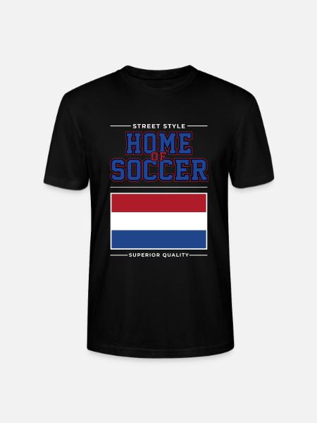 Home of Soccer - Stanley/Stella CRAFTER Unisex Organic T-Shirt - black
