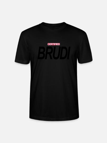 CERTIFIED BRUDI - Stanley/Stella CRAFTER Unisex Organic T-Shirt - black