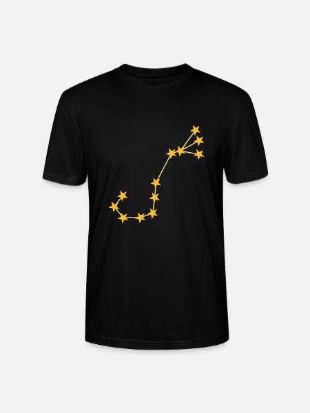 Sternbild Skorpion - Stanley/Stella Unisex Bio-T-Shirt CRAFTER - Schwarz