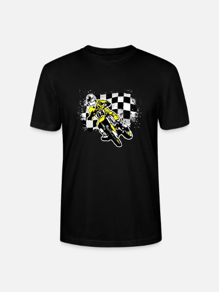 MotoCross - Stanley/Stella CRAFTER Unisex Organic T-Shirt - black