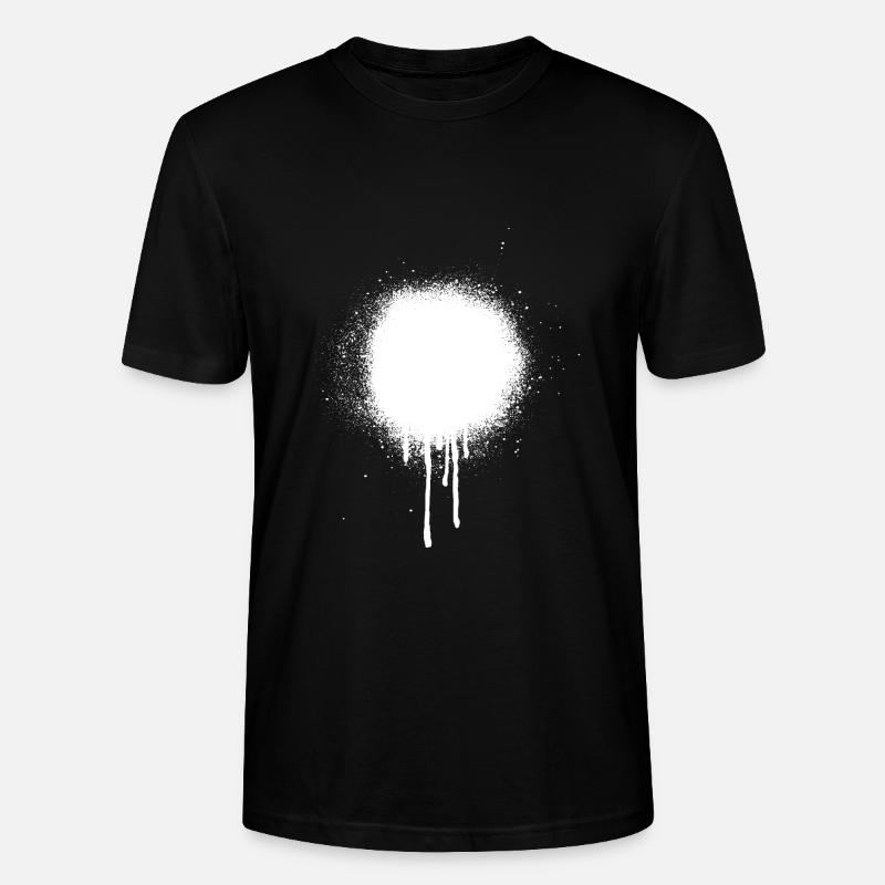 Tache de graffiti - T-shirt bio CRAFTER Stanley Stella Unisexe - noir