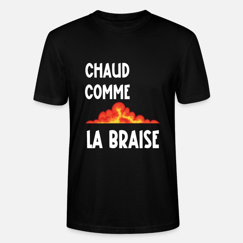 chaud comme la braise - T-shirt bio CRAFTER Stanley Stella Unisexe - noir