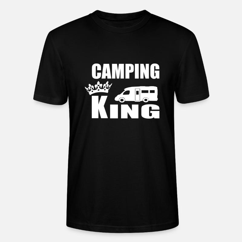 camping - Stanley/Stella Unisex Bio-T-Shirt CRAFTER - Schwarz