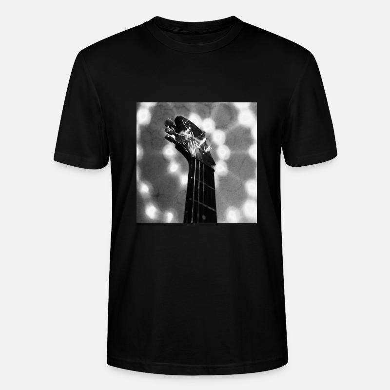 Guitar-Head (black&white) - Stanley/Stella Unisex Bio-T-Shirt CRAFTER - Schwarz