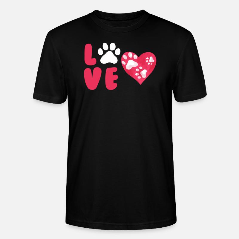 Hundeliebe - Stanley/Stella Unisex Bio-T-Shirt CRAFTER - Schwarz