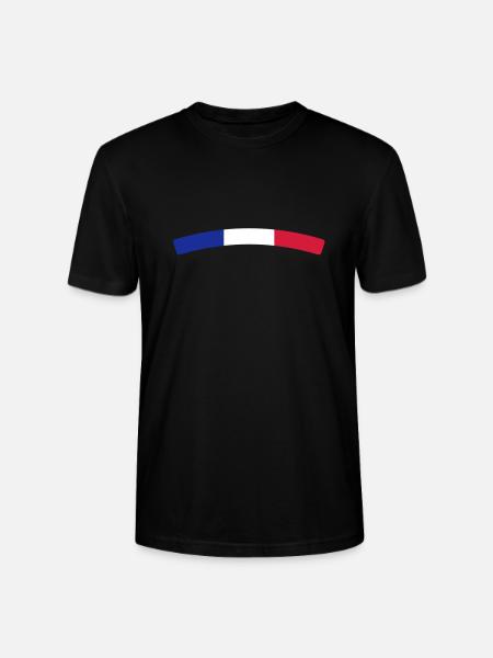 Frankreich - Stanley/Stella Unisex Bio-T-Shirt CRAFTER - Schwarz