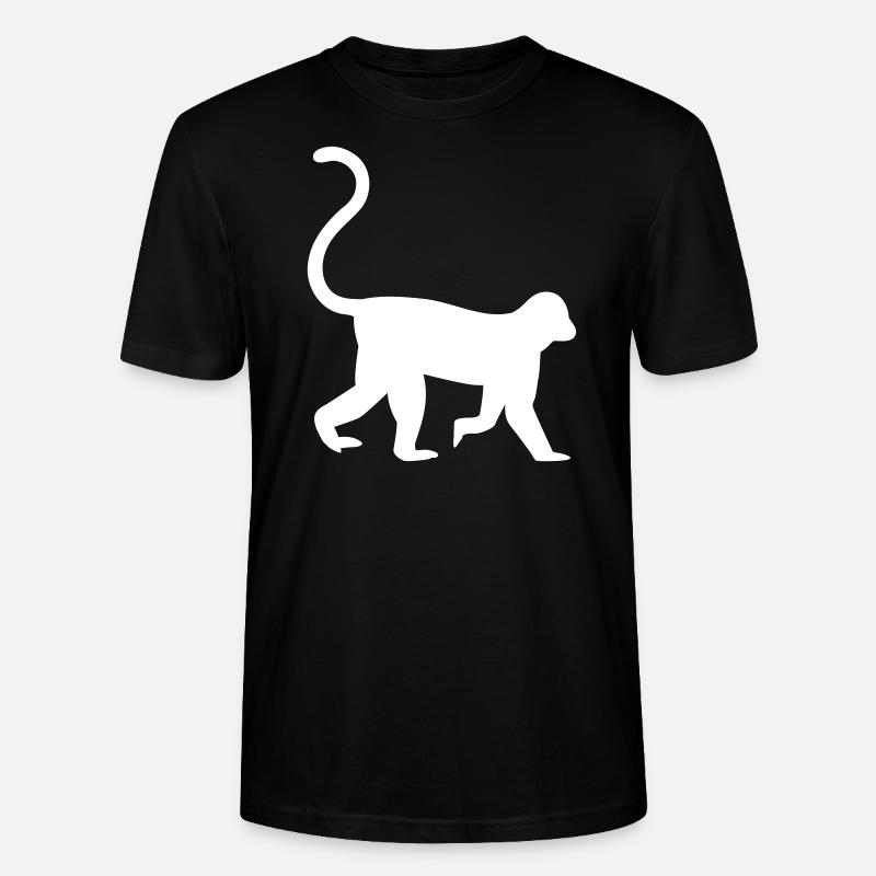 Affe - Stanley/Stella Unisex Bio-T-Shirt CRAFTER - Schwarz