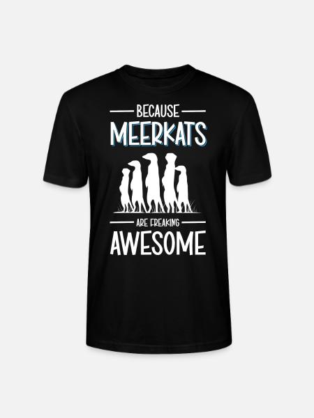 Les suricates sont drôles - T-shirt bio CRAFTER Stanley Stella Unisexe - noir