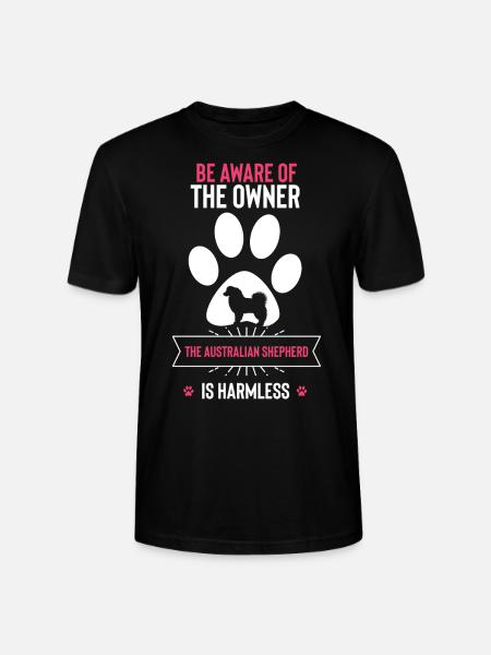 Australian Shepherd Geschenk - Stanley/Stella Unisex Bio-T-Shirt CRAFTER - Schwarz