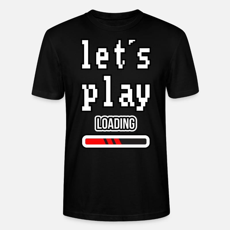 Let´s play - Stanley/Stella Unisex Bio-T-Shirt CRAFTER - Schwarz