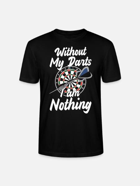 Dart Dartboard Bullseye Game - Stanley/Stella CRAFTER Unisex Organic T-Shirt - black
