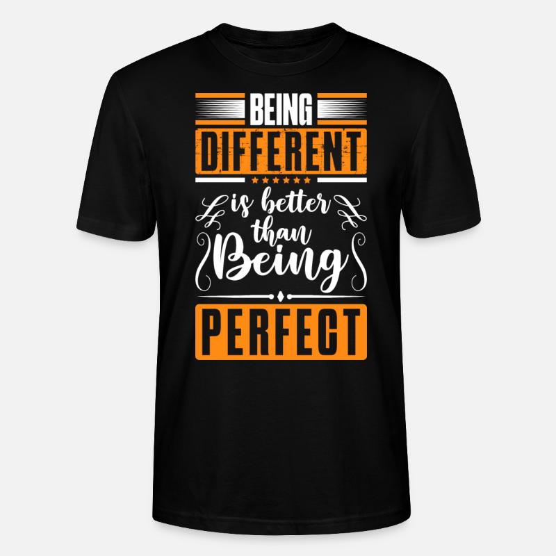 Einzigartig Regenbogen Individuell Andersartig - Stanley/Stella Unisex Bio-T-Shirt CRAFTER - Schwarz