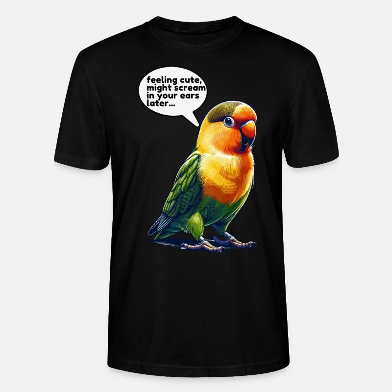 Turteltäubchen lustig - Stanley/Stella Unisex Bio-T-Shirt CRAFTER - Schwarz