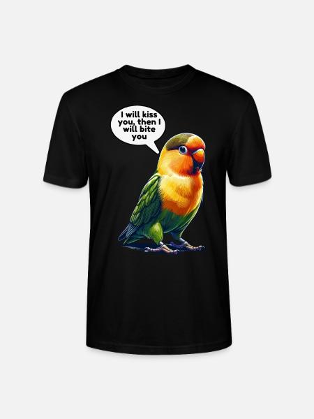 Turteltäubchen Turteltauben - Stanley/Stella Unisex Bio-T-Shirt CRAFTER - Schwarz