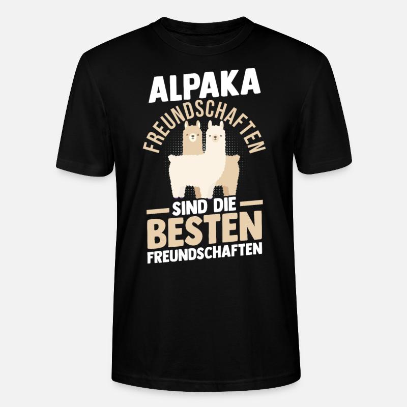 Alpaga - T-shirt bio CRAFTER Stanley Stella Unisexe - noir