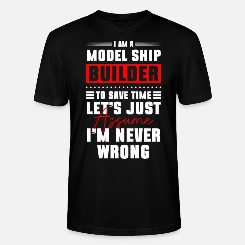 Bateau Rc Eau Navire - T-shirt bio CRAFTER Stanley Stella Unisexe - noir