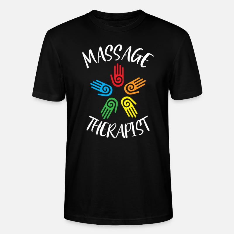 Massage de la main - T-shirt bio CRAFTER Stanley Stella Unisexe - noir