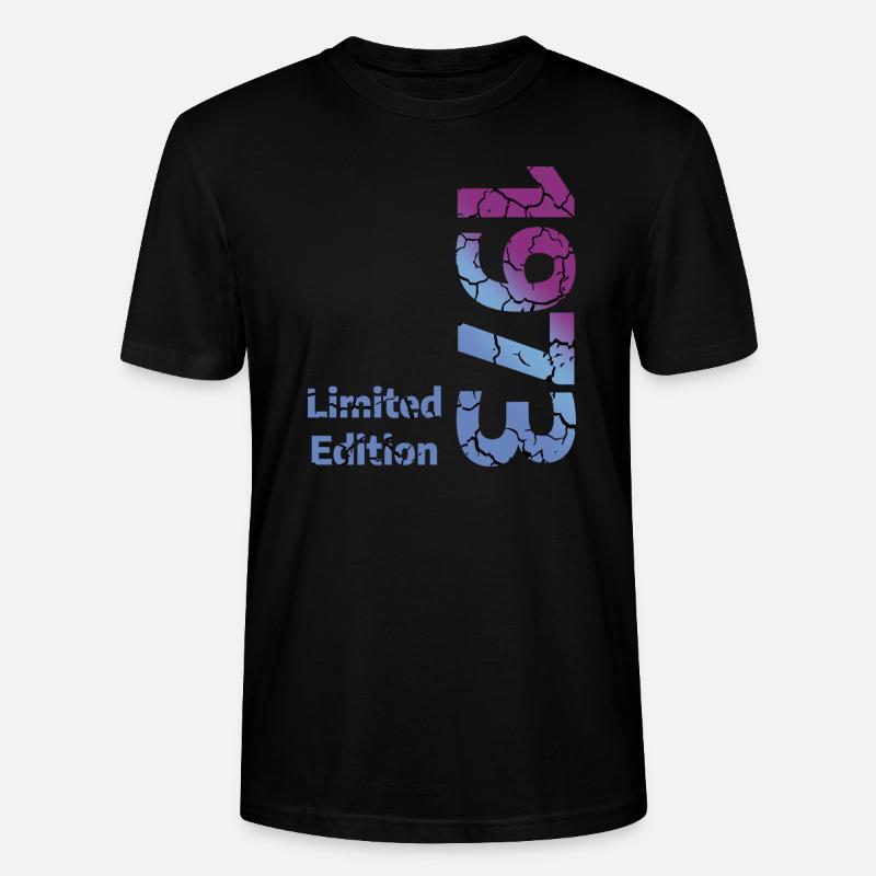 1973 Édition limitée - T-shirt bio CRAFTER Stanley Stella Unisexe - noir