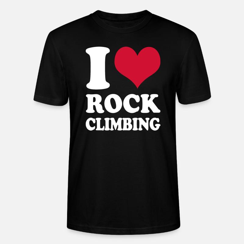 Grimpeur J’adore l’escalade - T-shirt bio CRAFTER Stanley Stella Unisexe - noir