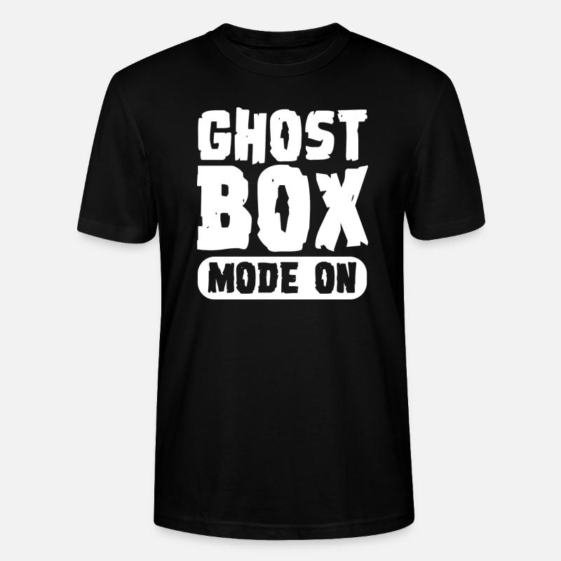 Ghost box Mode on - Stanley/Stella Unisex Bio-T-Shirt CRAFTER - Schwarz