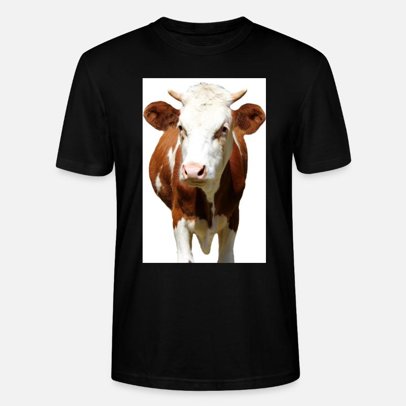 Affiche de vache - T-shirt bio CRAFTER Stanley Stella Unisexe - noir