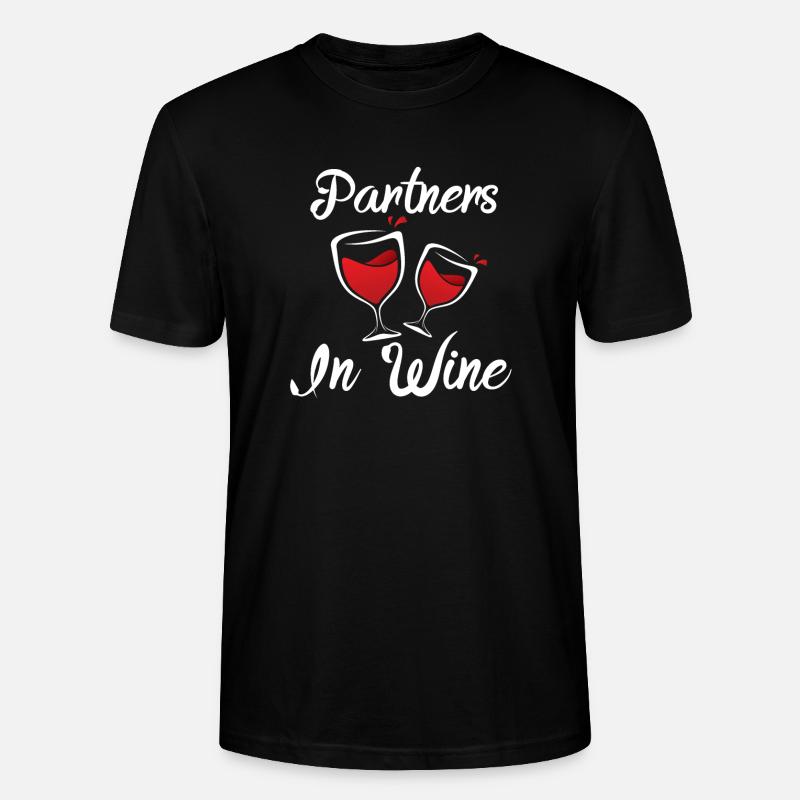 Wein - Stanley/Stella Unisex Bio-T-Shirt CRAFTER - Schwarz
