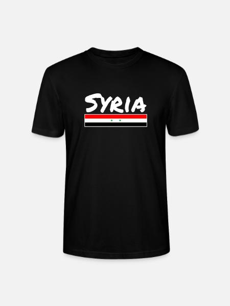 Syrie Syrie Drapeau syrien Syrie - T-shirt bio CRAFTER Stanley Stella Unisexe - noir