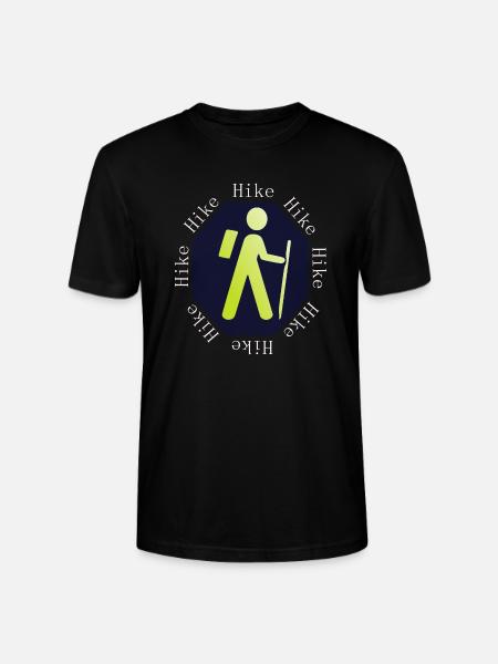 Hike, hilke, hike - Stanley/Stella Unisex Bio-T-Shirt CRAFTER - Schwarz
