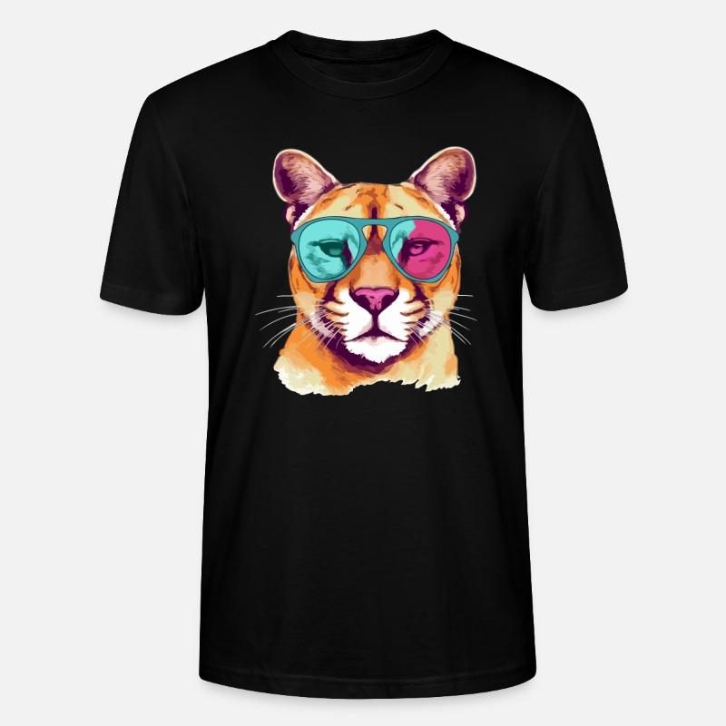 Gring le cougar - T-shirt bio CRAFTER Stanley Stella Unisexe - noir
