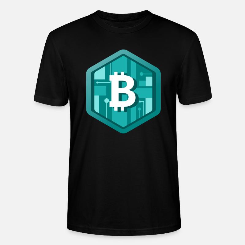 B Krypto Logo - Stanley/Stella Unisex Bio-T-Shirt CRAFTER - Schwarz